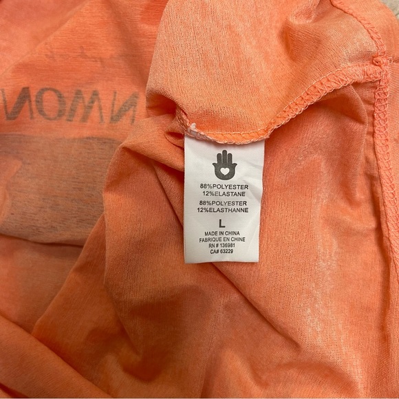 Spiritual Gangster x Peloton Muscle Tee Women’s Large Orange Pink Sleeveless - Picture 8 of 9